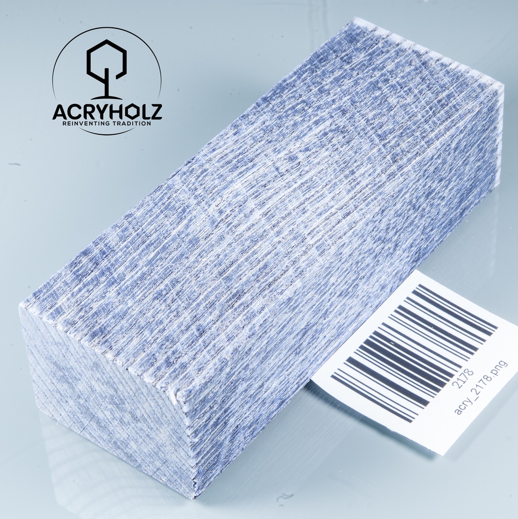 Esche Maser Griffblock stabilisiert | 140x40x30 | plexiholz | 0328