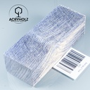 Esche Maser Griffblock stabilisiert | 140x40x30 | plexiholz | 0328