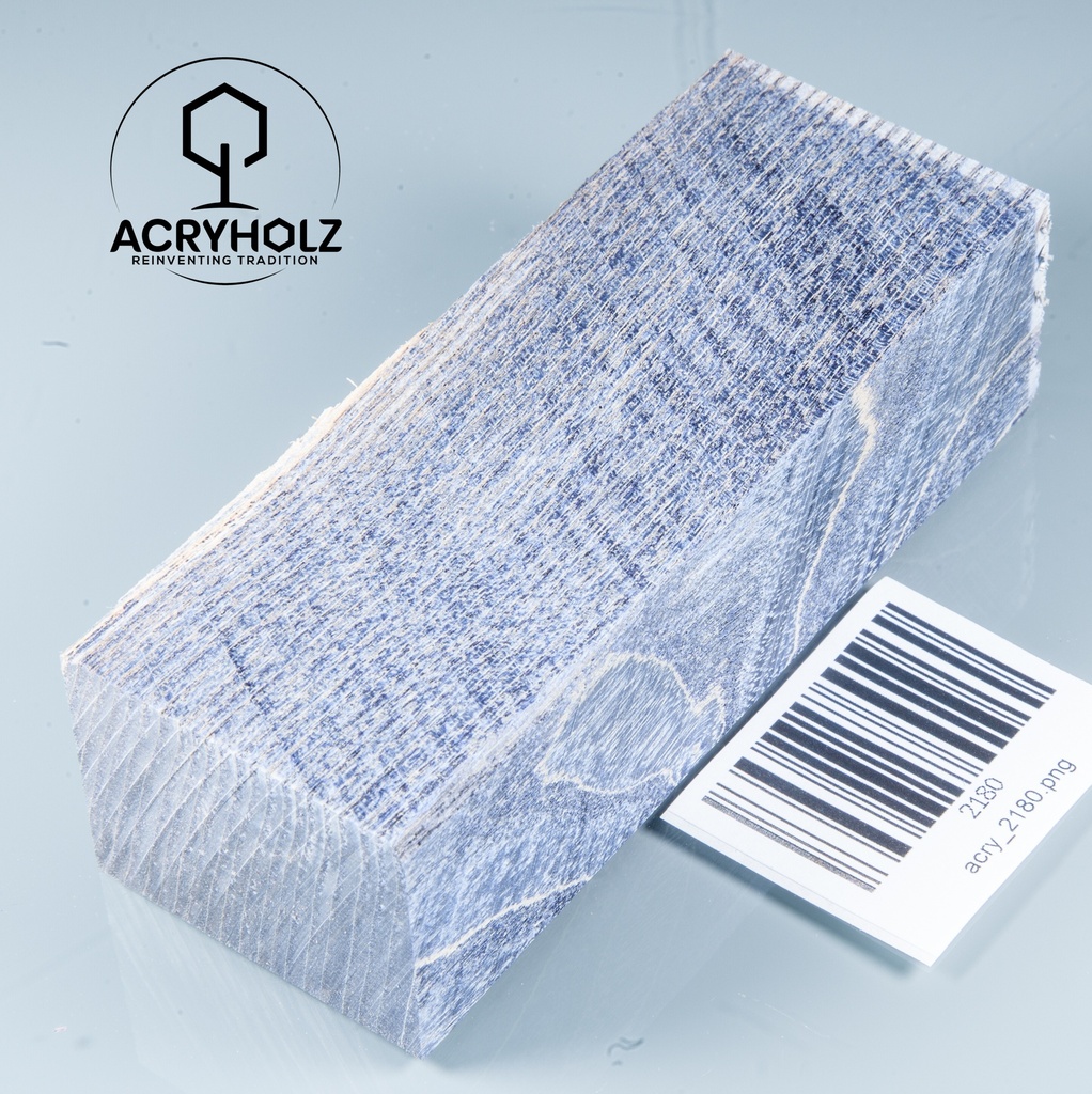 Esche Maser Griffblock stabilisiert | 140x40x30 | plexiholz | 0328