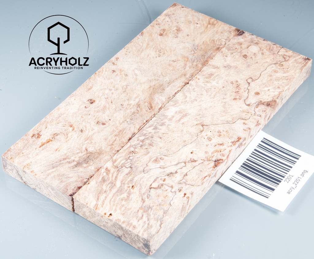 Kastanie Maser stabilisiert | 120x45x10 | acryholz | schalenpaar 1513