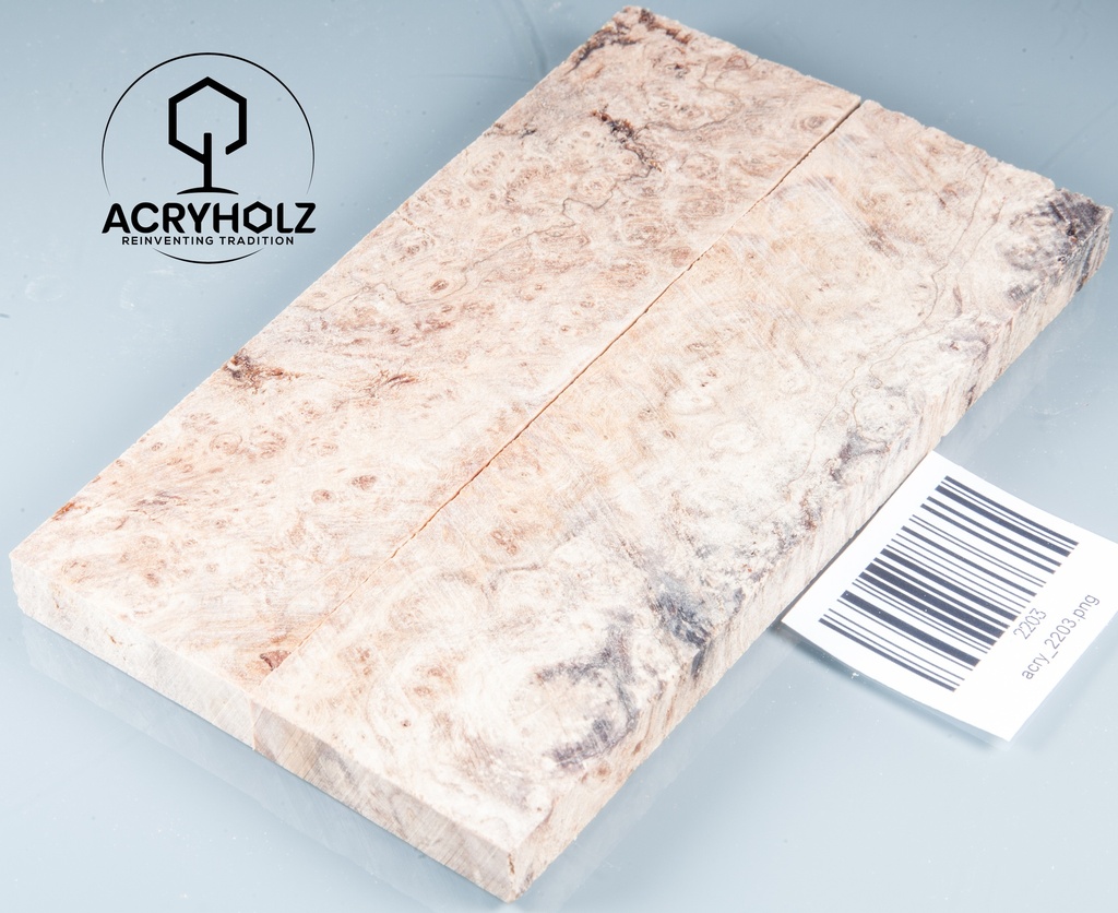 Kastanie Maser stabilisiert | 120x45x10 | acryholz | schalenpaar 1513