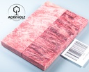 Kastanie Maser stabilisiert | 120x45x10 | acryholz | schalenpaar 1513