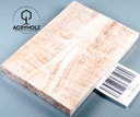 Kastanie Maser stabilisiert | 120x40x10 | plexiholz | buckeye schalenpaar 0713