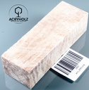 Kastanie Maser stabilisiert | 120x40x40 | plexiholz | Buckeye Griffblock 0753