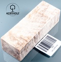 Kastanie Maser stabilisiert | 120x40x40 | plexiholz | Buckeye Griffblock 0753