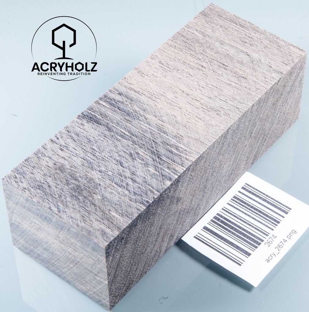 Walnuss Griffblock stabilisiert | 130x50x30 | plexiholz | 1349