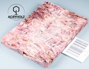 Pappel Griffschalen stabilisiert | 120x45x10| ACRYHOLZ | Messer | Griffholz 1630