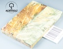 Pappel Griffschalen stabilisiert | 120x45x10| ACRYHOLZ | Messer | Griffholz 1630