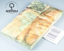 Stabilized Wood stabilisiert | 120x45x10| ACRYHOLZ | Messer | Griffholz