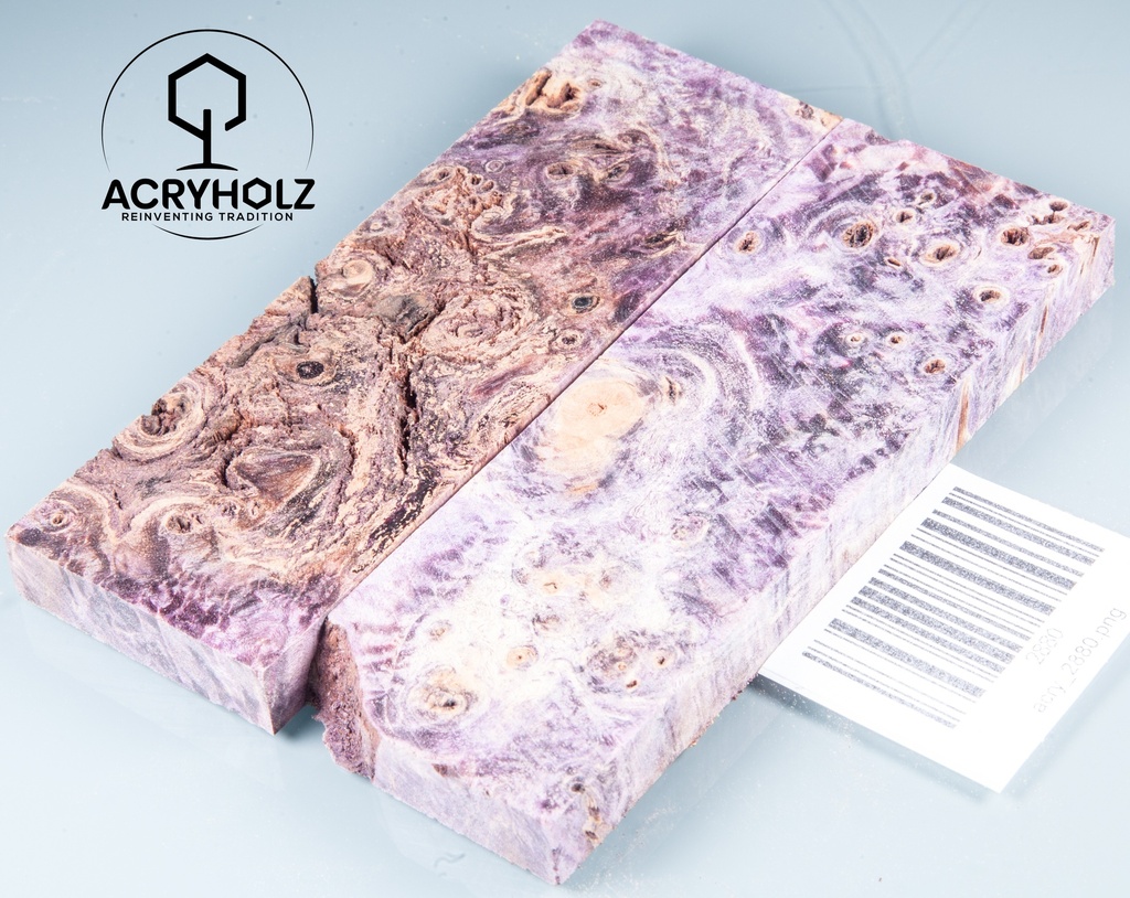 Stabilized Wood stabilisiert | 120x45x10| ACRYHOLZ | Messer | Griffholz