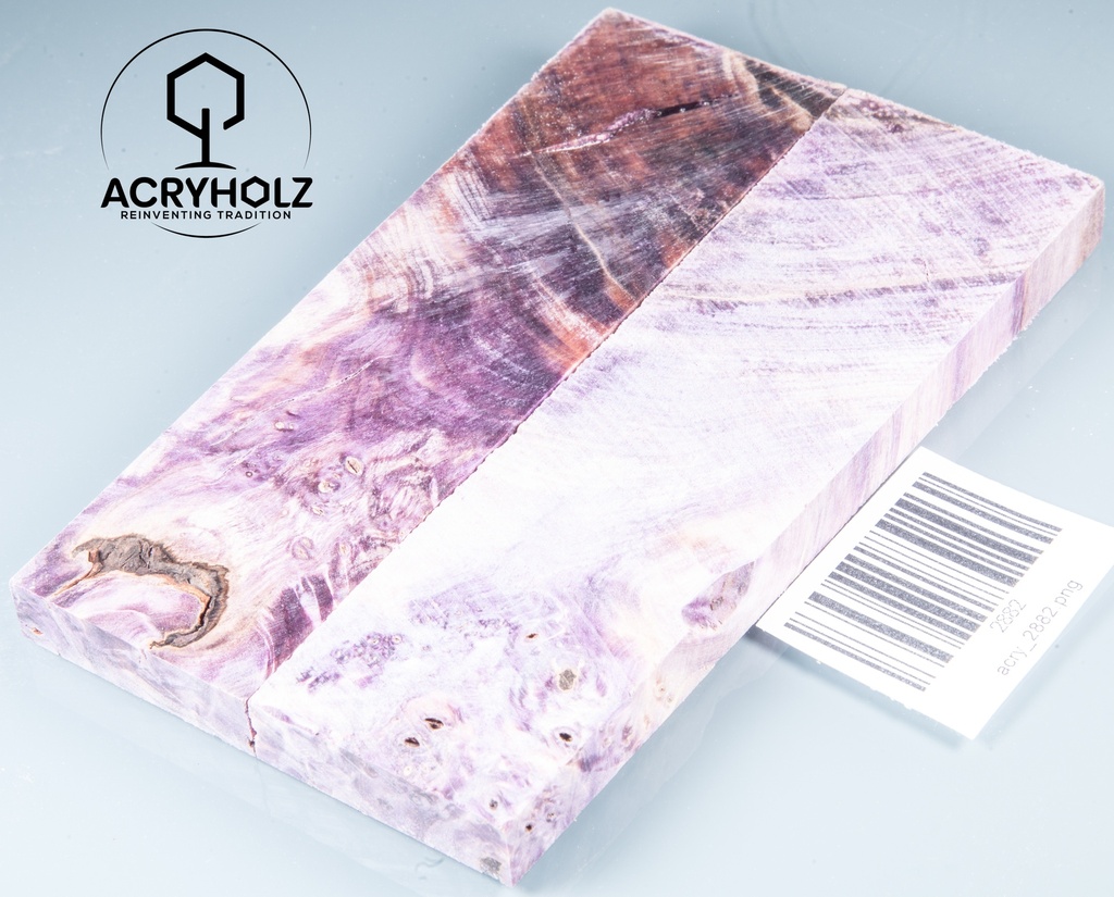 Stabilized Wood stabilisiert | 120x45x10| ACRYHOLZ | Messer | Griffholz
