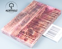 Stabilized Wood stabilisiert | 120x45x10| ACRYHOLZ | Messer | Griffholz