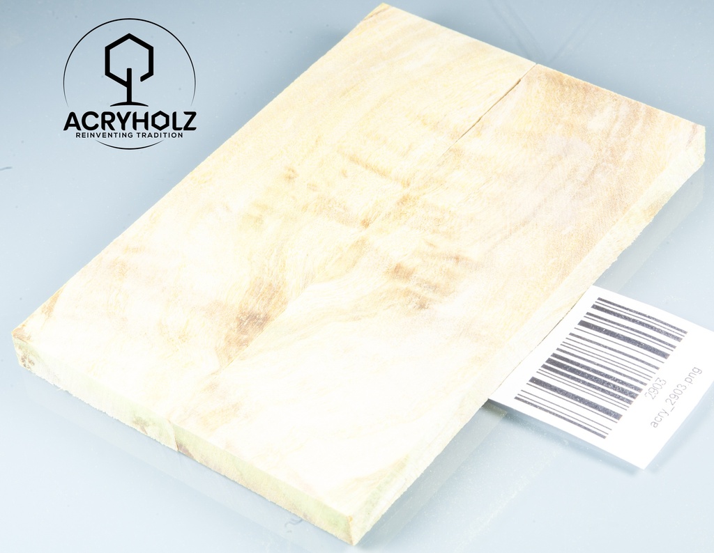 Pappel Griffschalen stabilisiert | acryholz | Messer | Griffholz