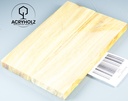 Pappel Griffschalen stabilisiert | acryholz | Messer | Griffholz