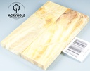 Pappel Griffschalen stabilisiert | ACRYHOLZ | Messer | Griffholz