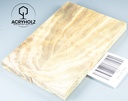 Pappel Griffschalen stabilisiert | acryholz | Messer | Griffholz