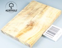 Pappel Griffschalen stabilisiert | ACRYHOLZ | Messer | Griffholz