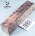 Pappel Stiftrohling braun stabilisiert | acryholz