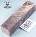 Pappel Stiftrohling braun stabilisiert | acryholz