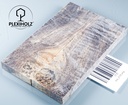 Kastanie Maser stabilisiert | 130x40x10 | plexiholz | buckeye schalenpaar 0725