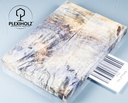Kastanie Maser stabilisiert | 120x40x10 | plexiholz | buckeye schalenpaar 0710