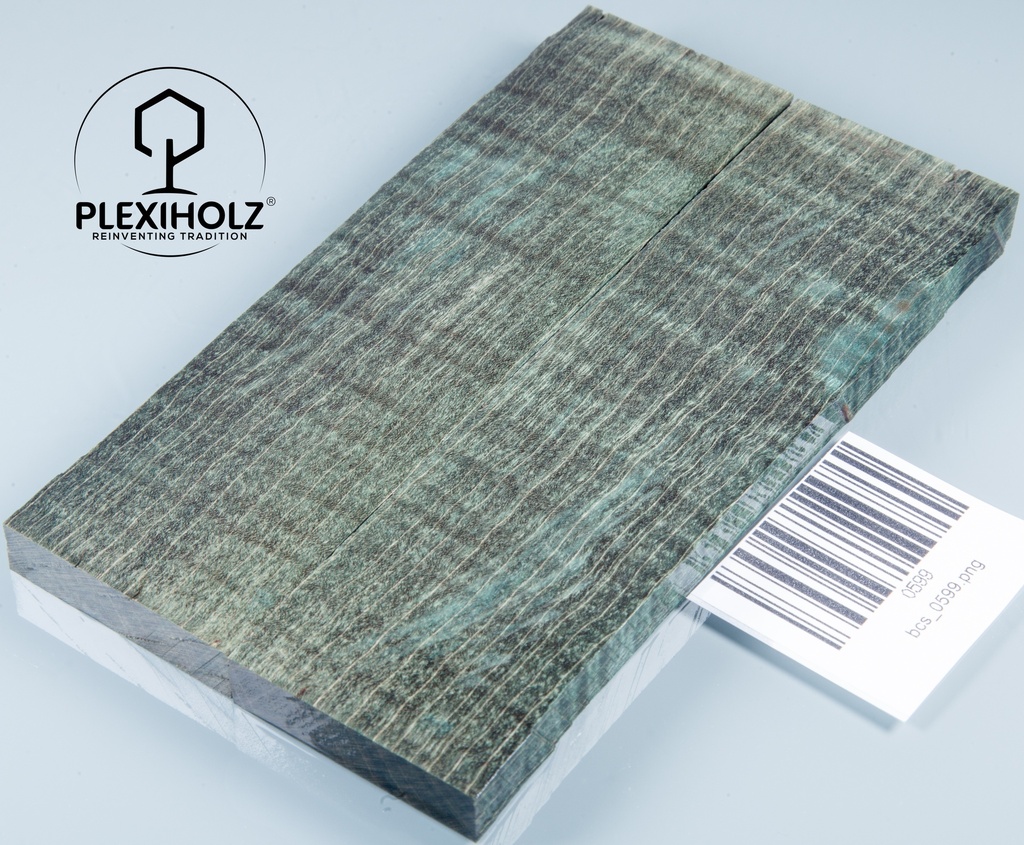 Ahorn Griffschalen stabilisiert | 145x40x10 | plexiholz | Messergriff | 0599