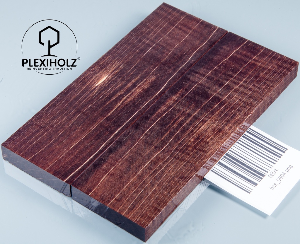 Ahorn Griffschalen stabilisiert | 130x40x10 | plexiholz | Messergriff | 0604