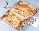 Kastanie Maser stabilisiert | 120x40x10 | plexiholz | buckeye schalenpaar 0712