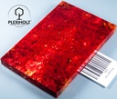 Box Elder Maser stabilisiert | plexiholz | 130x40x10 | Griffschalenpaar 0825