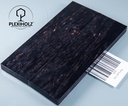 Karelische Maserbirke stabilisiert | 140x40x10 | plexiholz | Griffmaterial 0875