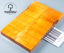 Kastanie Maser stabilisiert | 125x40x10 | plexiholz | Griffholz Schalenpaar 0901