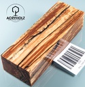 Buche gestockt stabilisiert Griffblock | 120x43x30 | Messergriff 1343