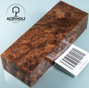Walnuss Griffblock stabilisiert | 120x40x28 | plexiholz | 1350