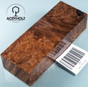 Walnuss Griffblock stabilisiert | 130x50x30 | acryholz | 1351