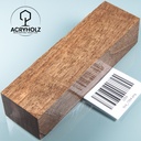 Walnuss Griffblock stabilisiert | 140x40x30 | acryholz| 1354