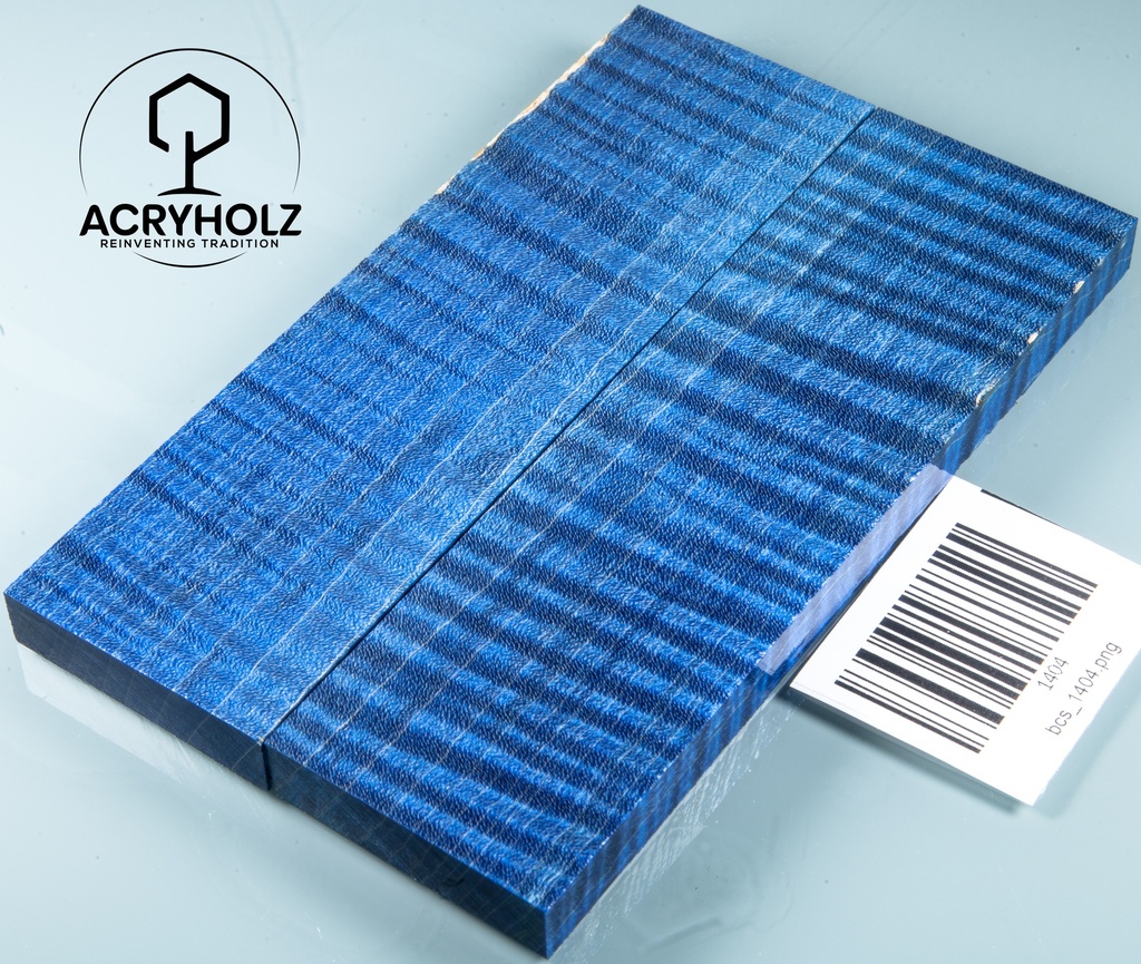 Ahorn Griffschalen stabilisiert | 150x44x10 | acryholz | Messergriff | 1404