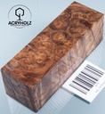 Nussbaum Maser stabilisiert | 120x40x40 | acryholz | Drechselholz Drechseln 1479