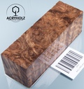 Nussbaum Maser stabilisiert | 120x40x40 | acryholz | Drechselholz Drechseln 1483