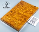 Ahorn Maser Griffschalen stabilisiert | 150x45x10 | acryholz | Messergriff | 1507