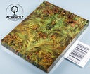 Kastanie Maser stabilisiert | 120x45x10 | acryholz | schalenpaar 1513