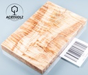Kastanie Maser stabilisiert | 125x40x10 | acryholz | schalenpaar 1519