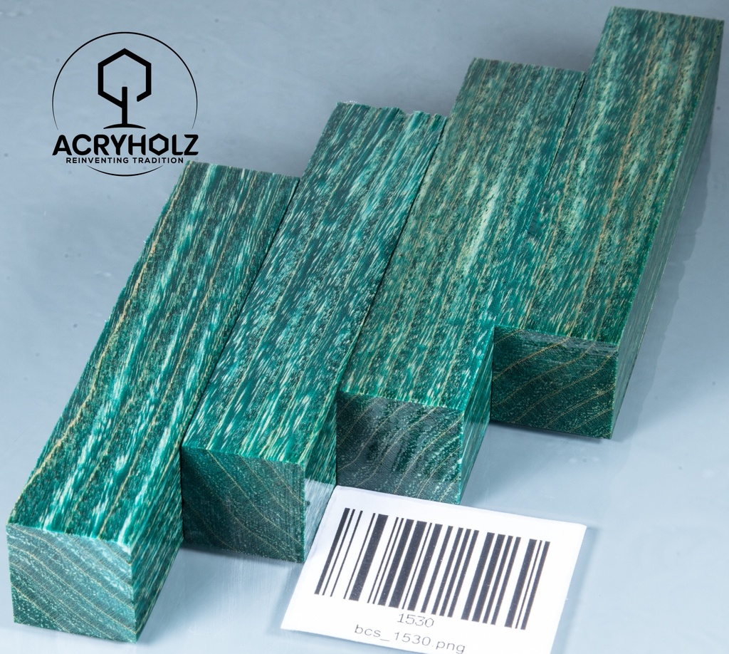 Esche Stiftrohling mint stabilisiert | 100x20x20 | acryholz | 1530