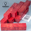 Platane Stiftrohling rot stabilisiert | 100x20x20 | acryholz | 1540