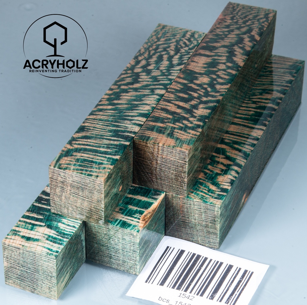 Platane Stiftrohling mint stabilisiert | 100x20x20 | acryholz | 1542