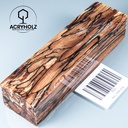 Buche gestockt stabilisiert Griffblock | 140x40x30 | Messergriff 1584