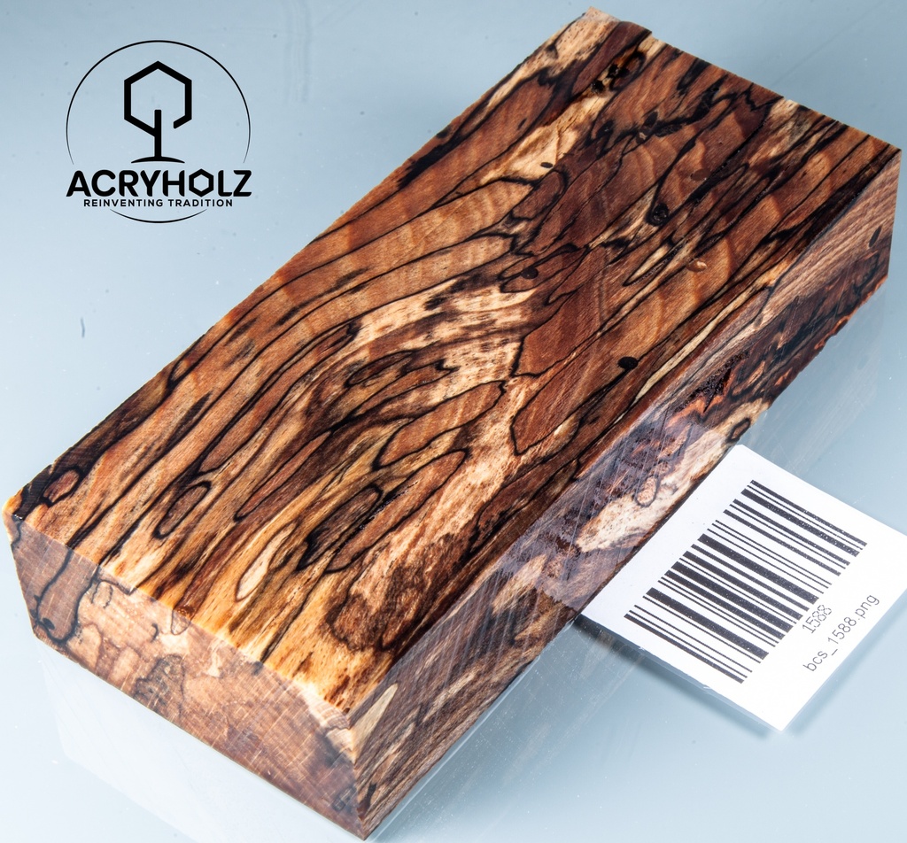 Buche gestockt  | 140x60x38 | Holz stabilisiert | acryholz | 1588