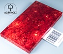 Box Elder Maser stabilisiert | acryholz | 140x40x10 | Griffschalenpaar 1672