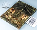 Box Elder Maser stabilisiert | acryholz | 120x45x10 | Griffschalenpaar 1693