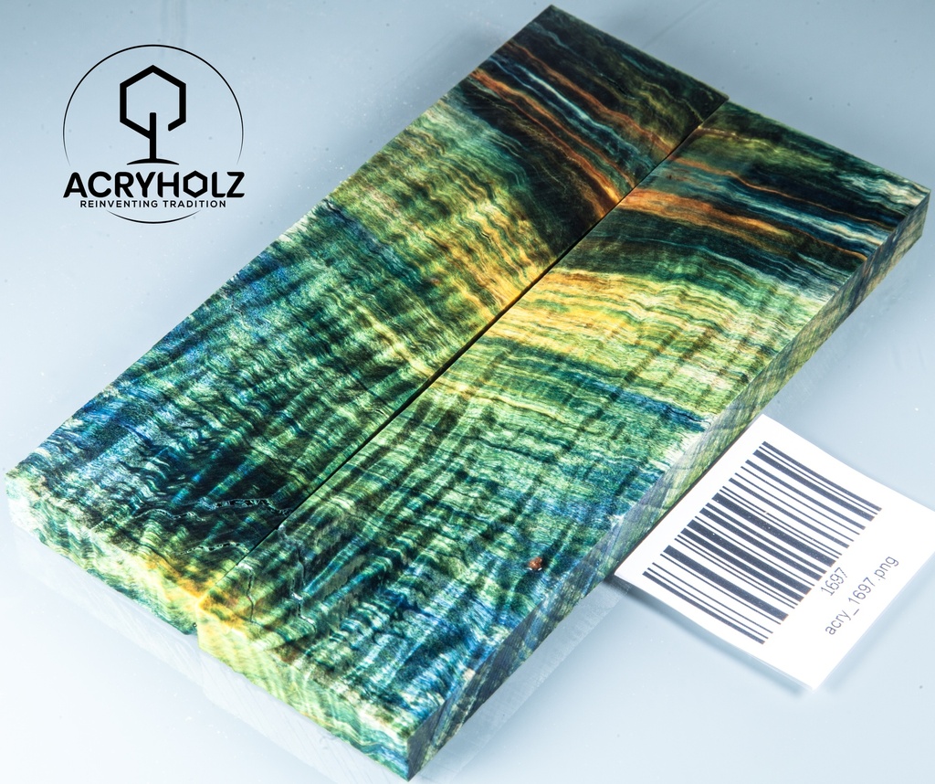 Kastanie Maser stabilisiert | 140x40x10 | acryholz | schalenpaar 1697
