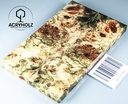 Pappel Griffschalen stabilisiert | 145x45x10| acryholz| Messer | Griffholz 1711